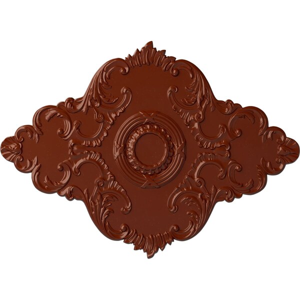 Ekena Millwork Piedmont Ceiling Medallion (Fits Canopies up to 6 1/2"), 67 1/8"W x 48 5/8"H x 1 7/8"P, Firebrick CM67PEFIF - main